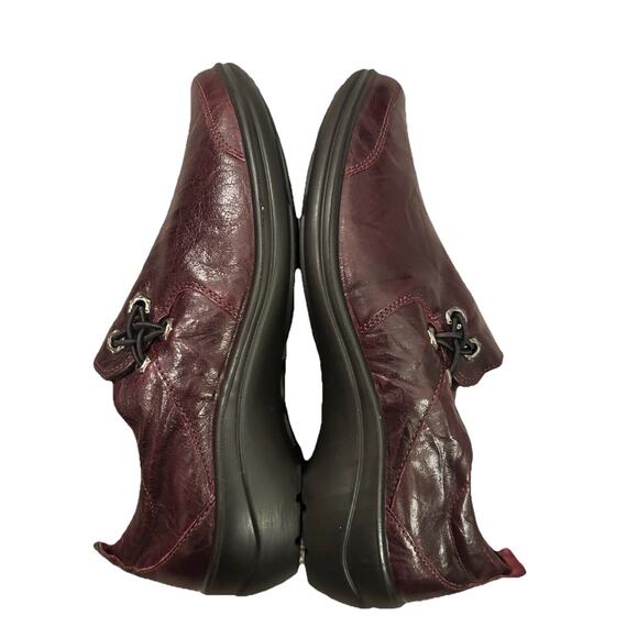 Romika Shoes Womens Size 37 6.5 -7 Brown Black Leather‎ Slip On Comfort Loafer - Picture 7 of 10